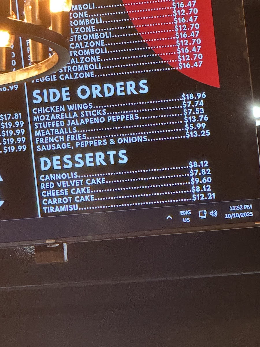 Due Amici Pizza & Pasta Bar Menu - Image 3